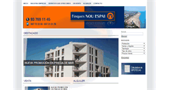 Desktop Screenshot of finquesnouespai.com